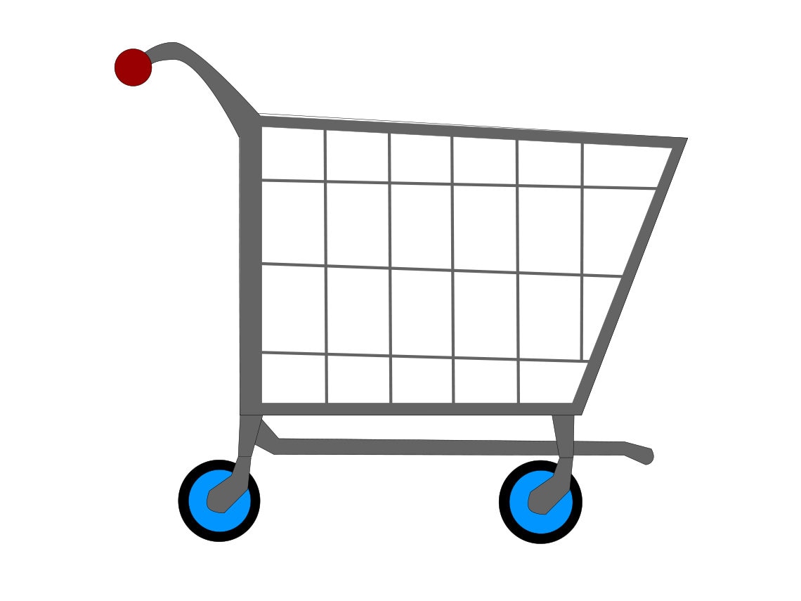 Full Shopping Cart Clipart