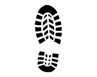 Schuhabdruck SVG, Schuhdruck SVG, Schuhdruck Clipart, Schuhabdruck Für Cricut, Schnittdateien für Silhouette, Png, Dxf,