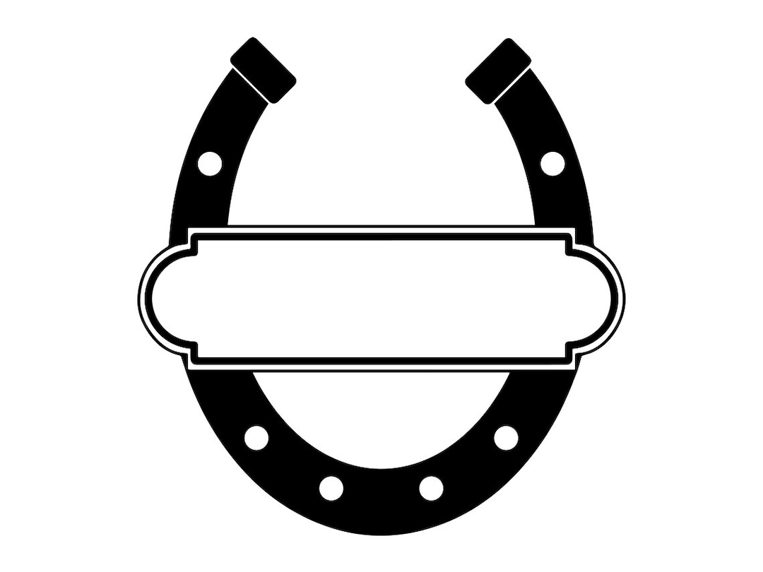 Horse Shoe Logo SVG, Horse Shoe Svg, Horse Shoe Clipart, Horse Shoe