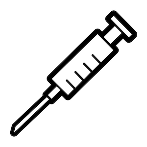Syringe SVG, Nurse SVG, Doctor, Medical, Syringe Clipart, Syringe Files for Cricut, Syringe Cut Files For Silhouette, Png, Dxf
