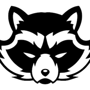 Raccoon SVG, Raccoon Clipart, Raccoon Files for Cricut, Raccoon Cut Files For Silhouette, Raccoon Dxf, Raccoon Png, Eps, Raccoon Vector