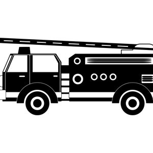 Fire Truck #22 SVG, Firetruck Svg, Fire Engine SVG, Fire Truck Clipart, Fire Truck Files for Cricut, Cut Files For Silhouette, Png, Dxf