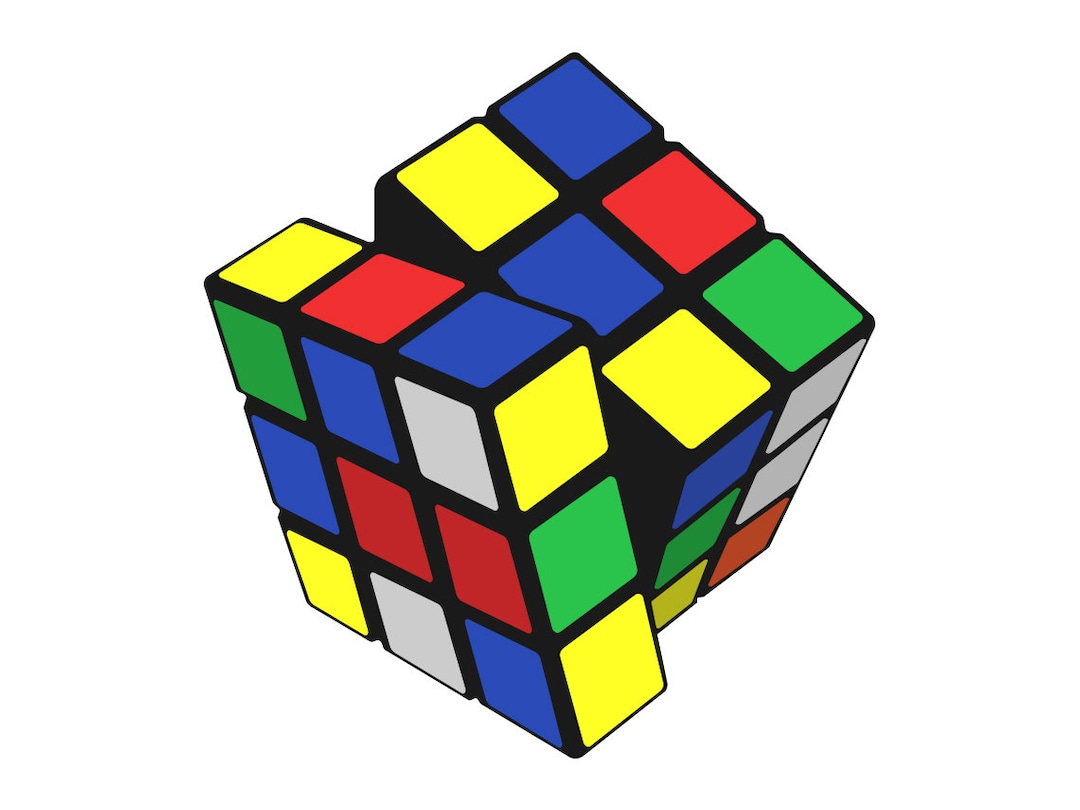 Rubik’s Cube SVG, Rubik’s Cube Clipart, Rubik’s Cube Files for Cricut
