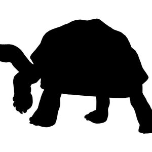 Turtle Silhouette #2 SVG, Turtle Svg, Tortoise SVG, Turtle Clipart, Turtle Files for Cricut, Turtle Cut Files For Silhouette, Png, Dxf