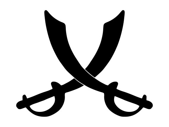 Sword Logo Svg, SVG, Cutlass Svg, Pirate Sword Svg, Sword Clipart, Sword  Files for Cricut, Sword Cut Files For Silhouette, Png, Dxf