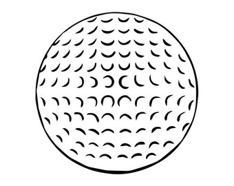 Golf Ball SVG, Golf Svg, Golf Ball Clipart, Golf Ball Files for Cricut, Golf Ball Cut Files For Silhouette, Golf Ball Png, Golf Ball Dxf,