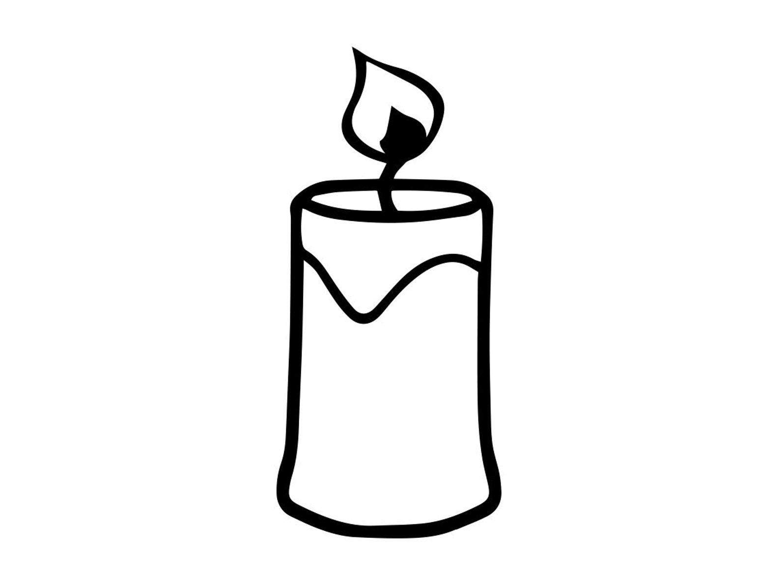 Candle 5 SVG, Candle Svg, Candle Clipart, Candle Files for Cricut