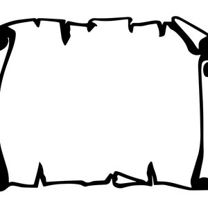Carte au trésor vierge SVG, Carte Svg, Scroll Svg, Clipart de carte au trésor, Fichiers de carte au trésor pour Cricut, Fichiers coupés pour Silhouette, Dxf, Png, Vecteur