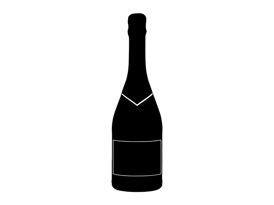 Champagne Bottle SVG, Champagne Svg, Champagne Clipart, Champagne Files ...