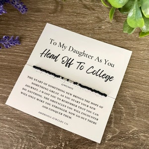 First Day Of College Custom Name Morse Code, Him Her Back To School Gift  Freshman College High School Graduation Moving Away To University