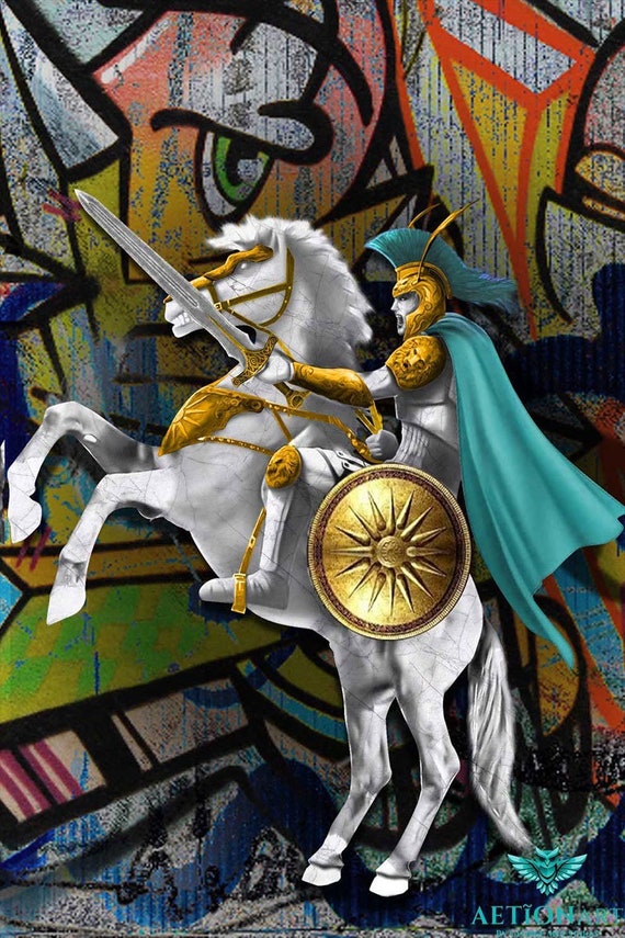 Alexander the Great Painting Etsy