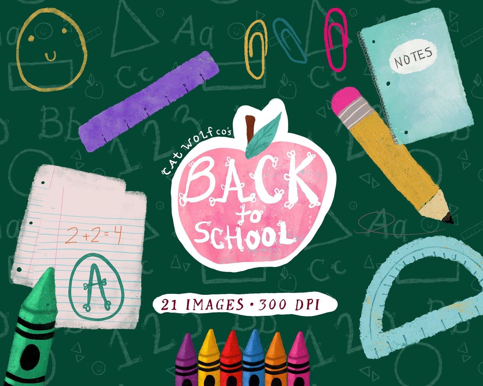 Back to School Classroom Clipart Bundle Educational Clipart - Etsy