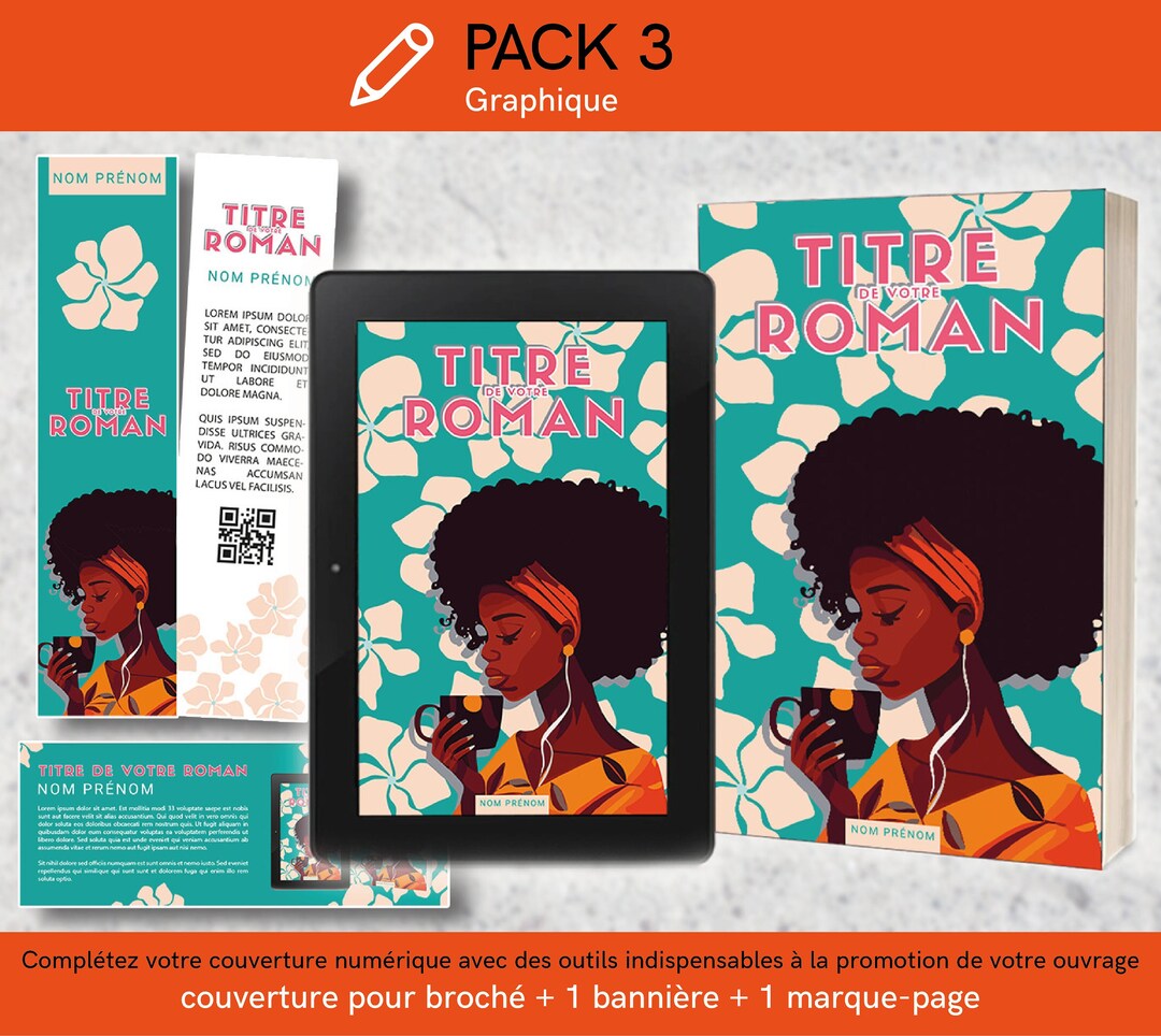 Promotional Visuals Illustrated Cover Customizable Digital Book - Etsy