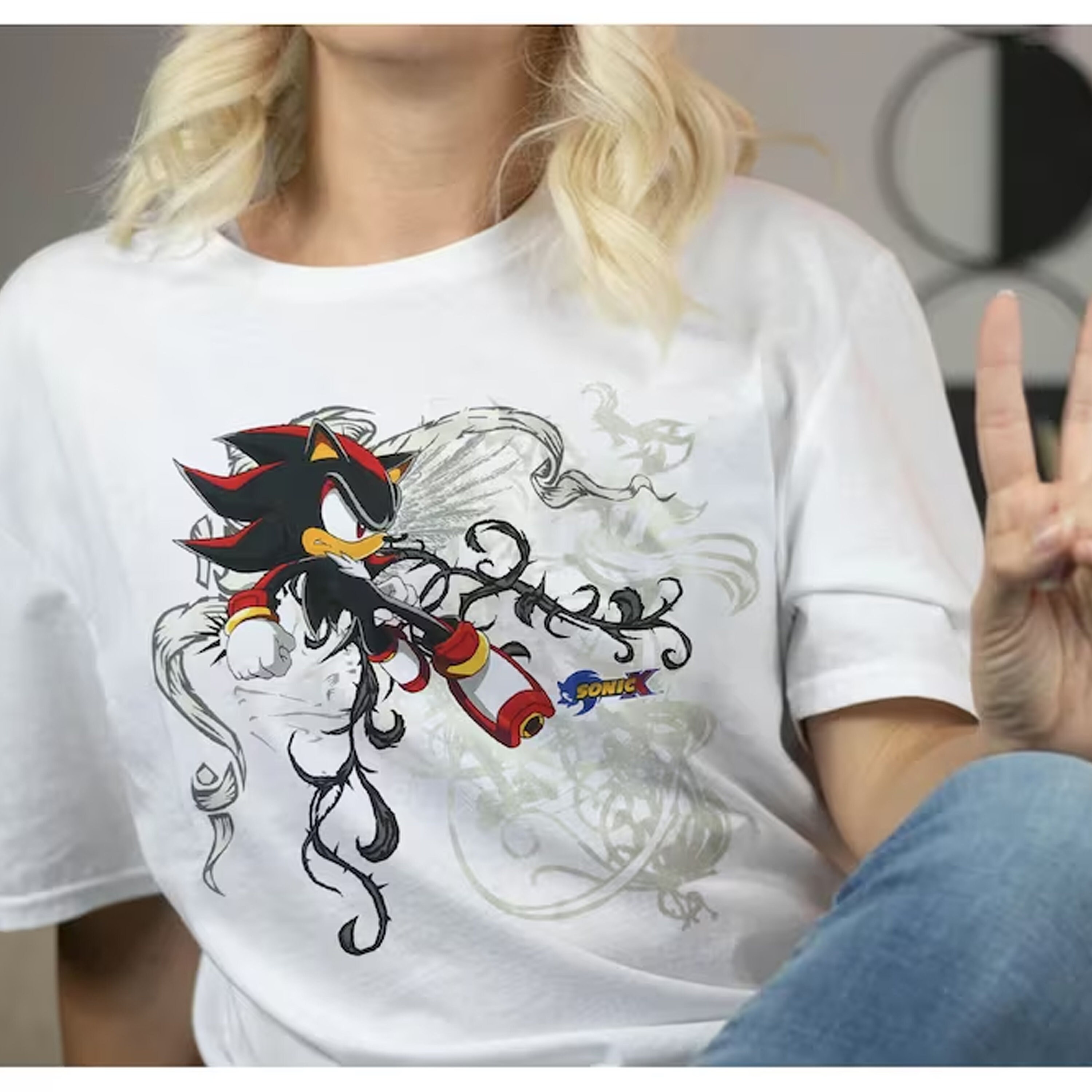 Sonic X Shadow The Hedgehog Tribal Shirts