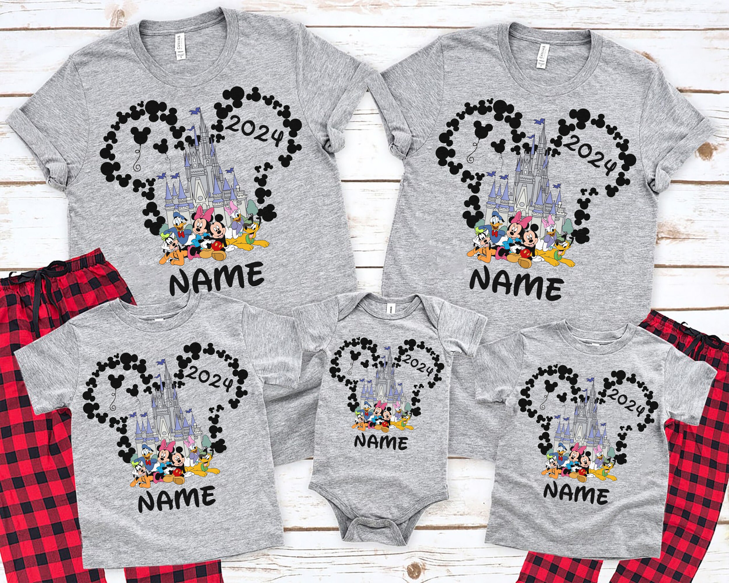 Custom Disney 2024 Family Vacation Shirts,disney 2024 shirt,Family Trip