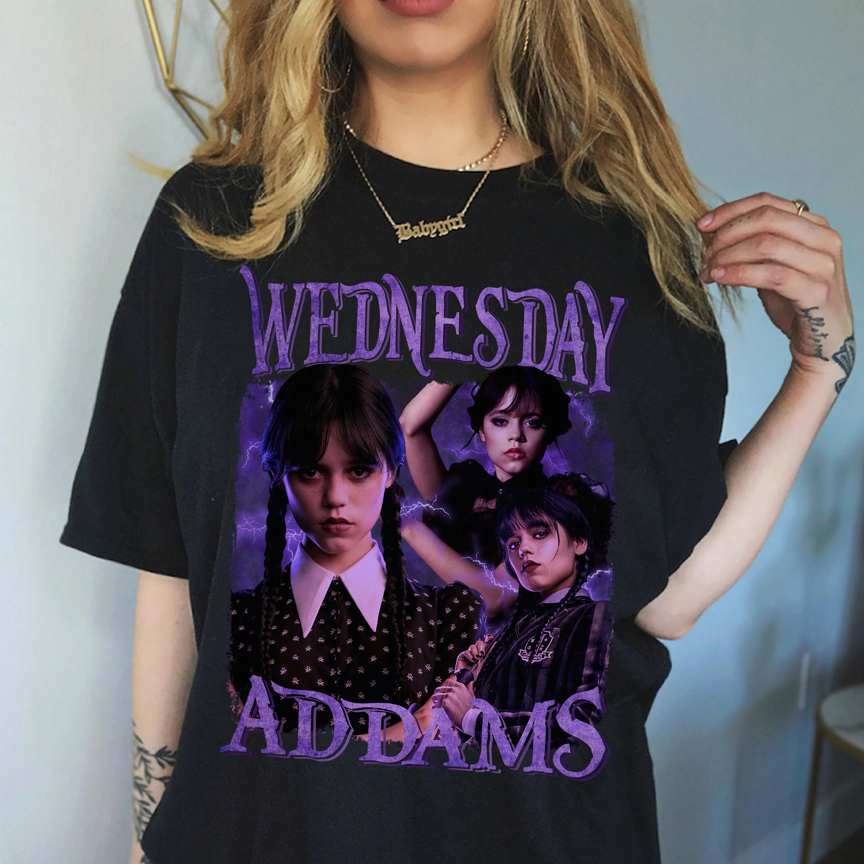 Discover Vintage Wednesday Addams Sweatshirt, The Addams Family Shirt