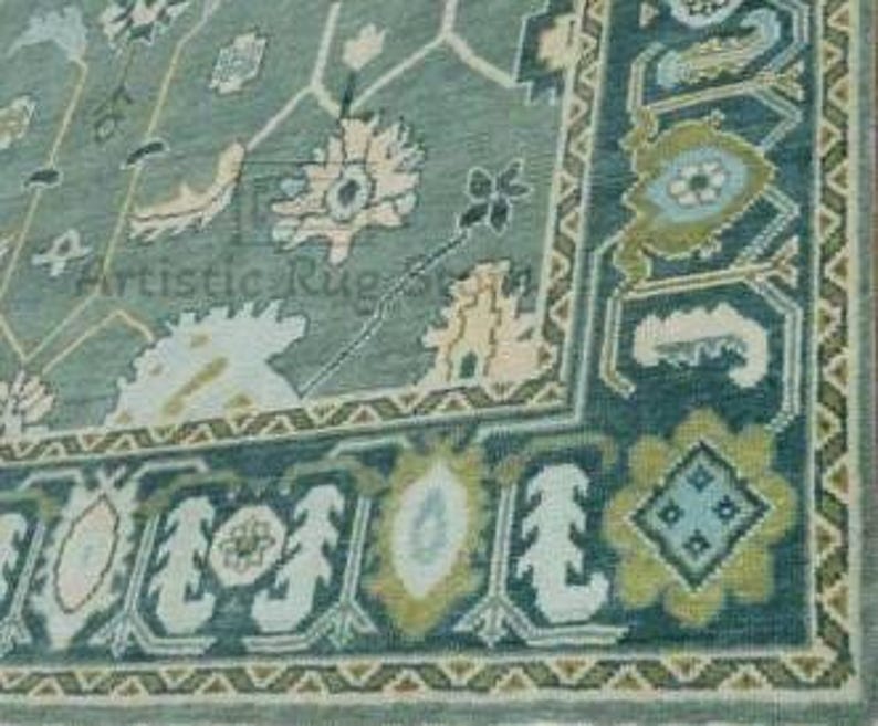 a close up of a rug on the ground