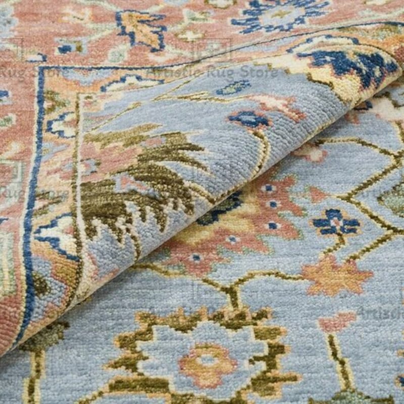 Forom Rust Rug 10x14 Oushak Rugs Rust - Etsy