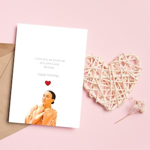 Lucy Bronze inspired Birthday Card, Unofficial Card