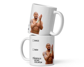 Joelinton Tasse - Zeigen Sie Ihre Liebe für Joelinton mit diesem mentalen Dating-Design - inoffizielle weiße, glänzende Tasse