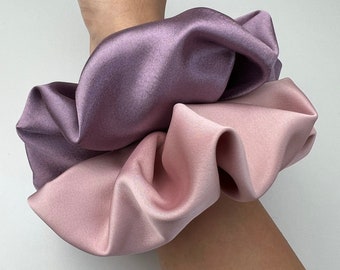 Scrunchie silk satin-matrimonio wedding-customization-elastic for hair- scrunchie handmade-hair accessories-high quality-made in Italy