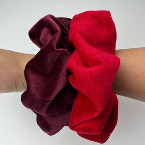 Velvet scrunchie-matrimonio wedding -customization-elastic for hair- handmade scrunchie-hair accessories-high quality-made in Italy