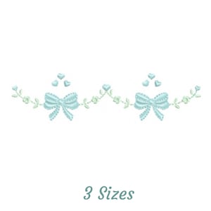 Creative Floral Border, Machine Embroidery Design, Instant Download