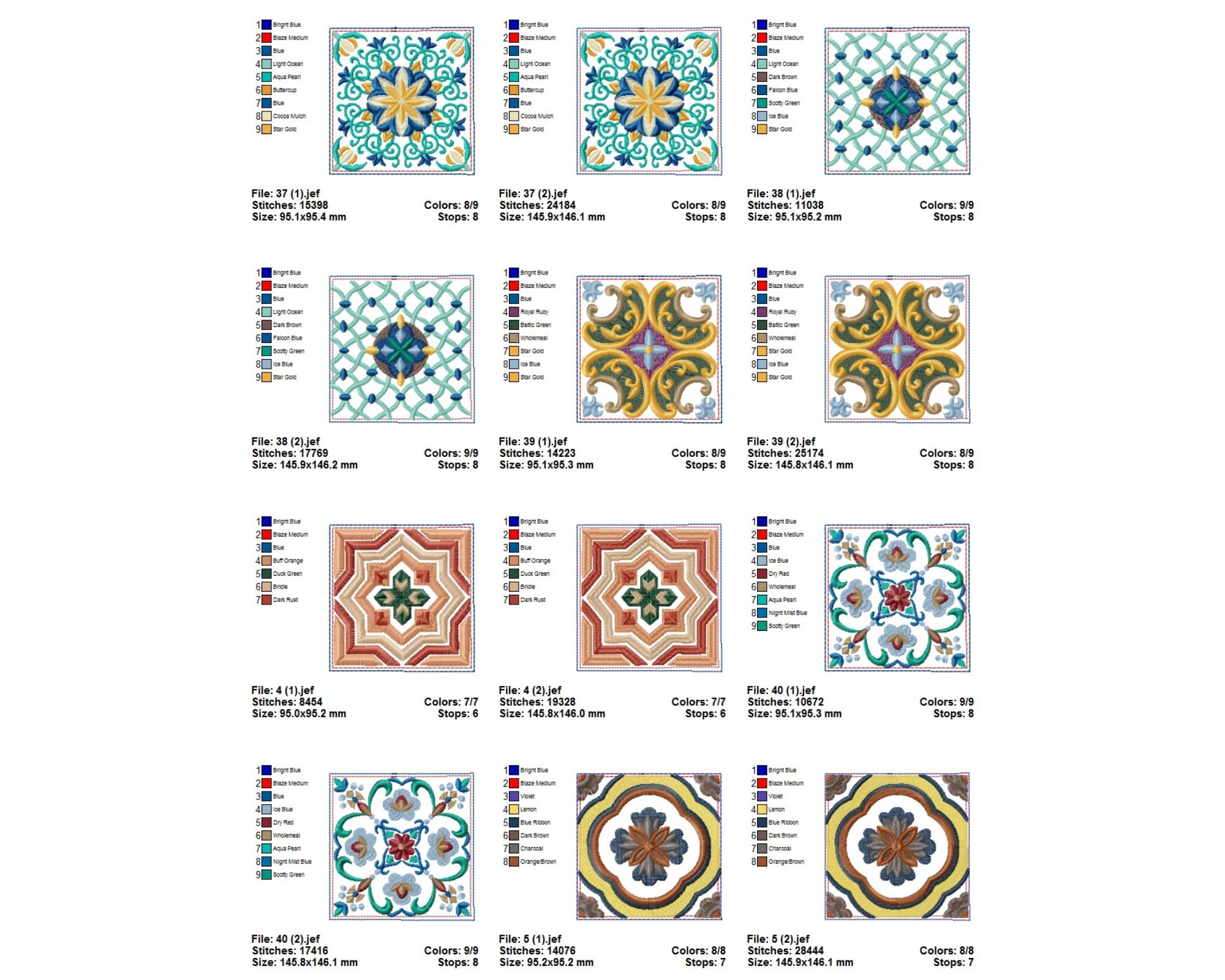 Traditional Quilting Blocks Embroidery Design - Creative Machine ...