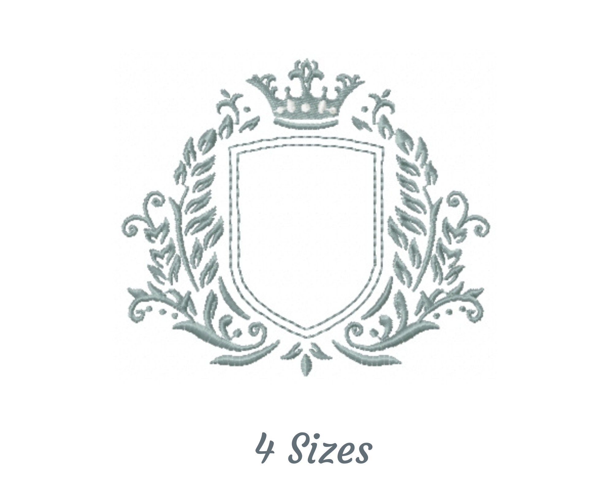 Frame Machine Embroidery Design Instant Download Etsy