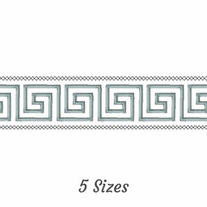 Dashing Endless Border Embroidery Design - Border Corner Machine Embroidery Pattern & Designs – 5 Sizes – Instant Download