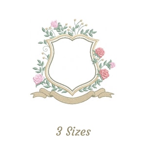 Creative Frame Embroidery Design, Machine Embroidery Pattern - Instant Download