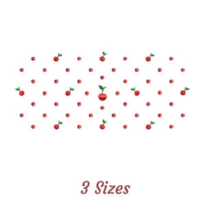 Cherry Machine Embroidery Design, Instant Download