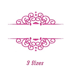 Creative Frame Embroidery Design, Machine Embroidery Pattern - Instant Download