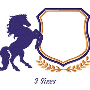 Horse Embroidery Design - Animal Machine Embroidery Pattern & Designs – 3 Sizes – Instant Download