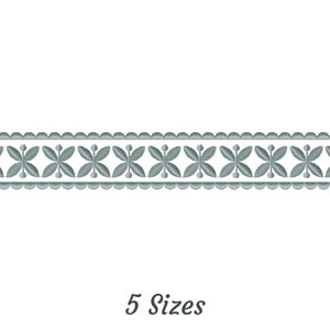 Fantastic Border Embroidery Design, Machine Embroidery Pattern - Instant Download