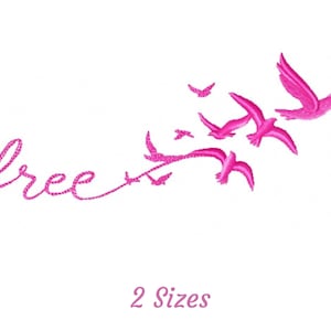 Birds Machine Embroidery Design, Instant Download