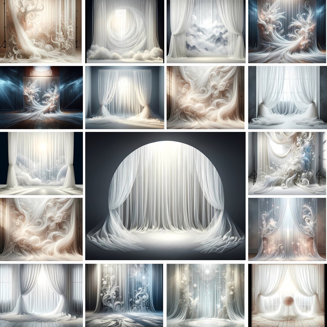 31 Premium Digital Backdrops & Maternity Bundle High-quality Studio ...