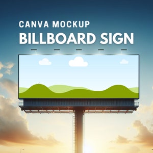 Billboard Mockup Werbetafel Bundle x 6 – Werbung Billboard Outdoor Brand Poster Mockup Werbeschild Mockup Billboard mockup