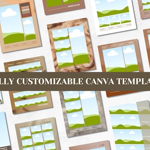Plantilla de tablero de estado de ánimo para bodas, planificador digital editable de Canva para la planificación de bodas, tablero de visión de temas de bodas y guía de diseño