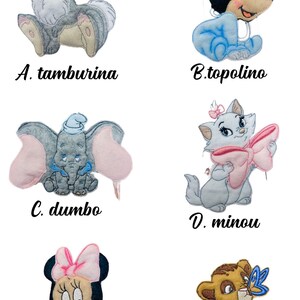 Fiocco nascita topolino topolina coccarda benvenuto minnie corredino neonato mickey corredinandia immagine 6