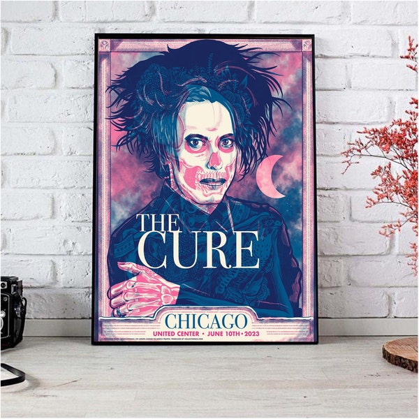 The Cure Tour Poster Etsy