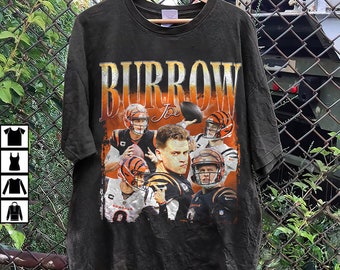 Vintage Joe Burrow Shirt, Sweatshirt, Hoodie, Football shirt, Classic 90s Graphic Tee, Unisex, Vintage Bootleg, Trending Shirt