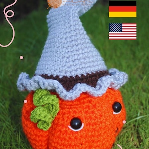 Halloween Pumpkins Amigurumi Crochet Pattern, Amigurumi pumpkin, Halloween decor