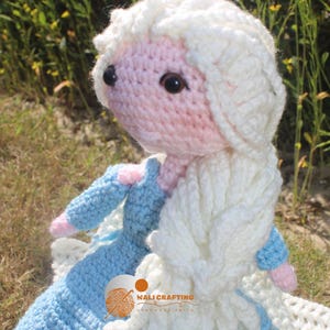 Frozen Elsa Amigurumi Crochet Pattern-Instant download pdf file