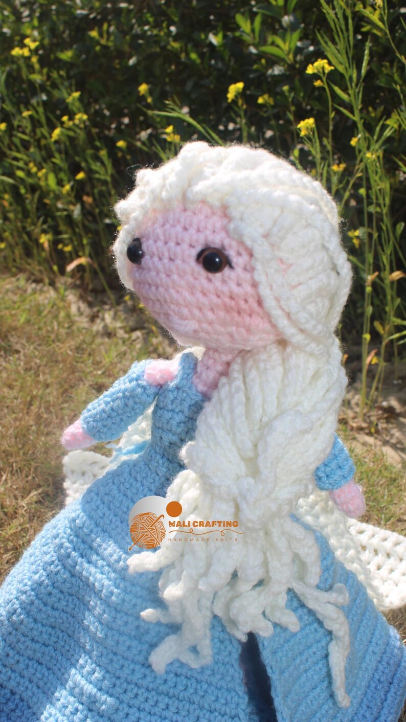 Frozen Elsa Amigurumi Crochet Pattern-Instant download pdf file