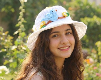 Crochet Summer Bucket Hat Pattern- Instant download pdf