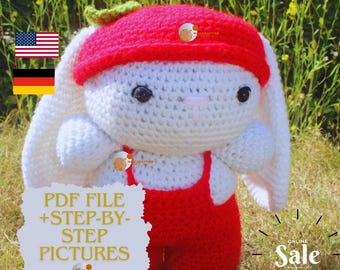 Amigurumi Bunny Crochet Pattern / Instant download pdf