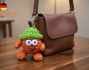 Crochet Orange Pattern PDF, Instant Download, ENGLISH and GERMAN.