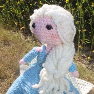 Frozen Elsa Amigurumi Crochet Pattern-Instant download pdf file