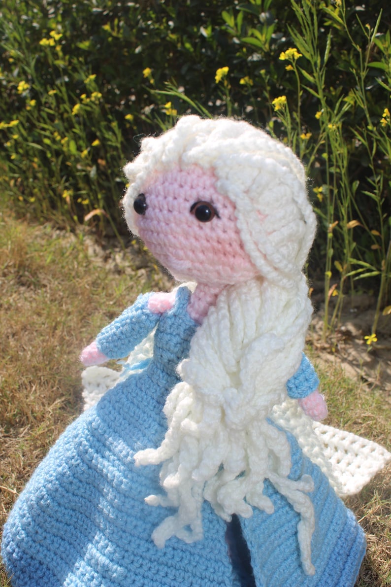 Frozen Elsa Amigurumi Crochet Pattern-Instant download pdf file
